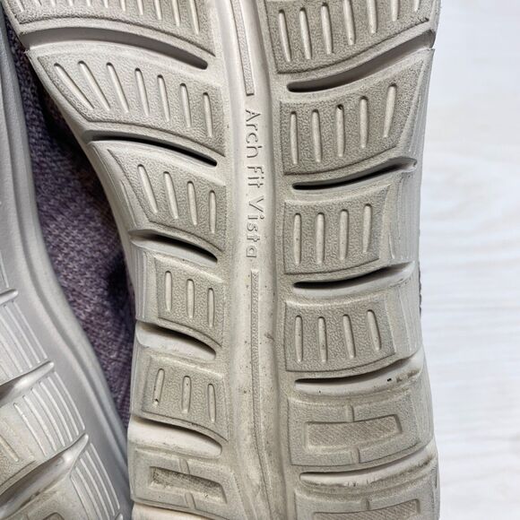 Skechers Women's Arch Fit Vista Inspiration Slip On Shoes Purple Size: 10 - Picture 8 of 10